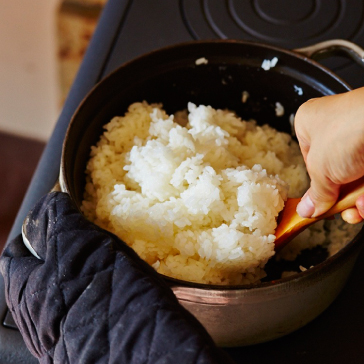 薪ストーブ パン・ご飯もの